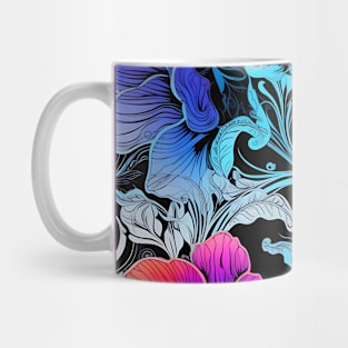 vibrant colorful floral pattern -2 Mug